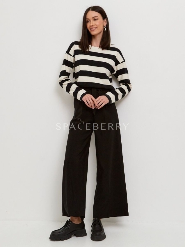 Женские широкие брюки, штаны классика